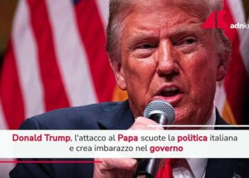 Donald Trump, l’attacco al Papa scuote la politica italiana