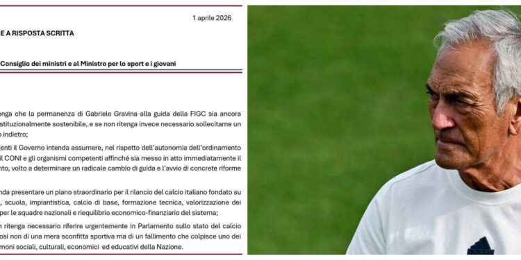 Fallimento Italia, 40 senatori a Meloni: “Gravina si dimetta”. Anche l’uomo di Trump Zampolli lo boccia