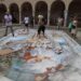 San Francesco nell’arte dei madonnari sulla piazza di Assisi