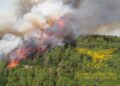 Incendio Ogliastra, tre Canadair in volo per operazioni bonifica