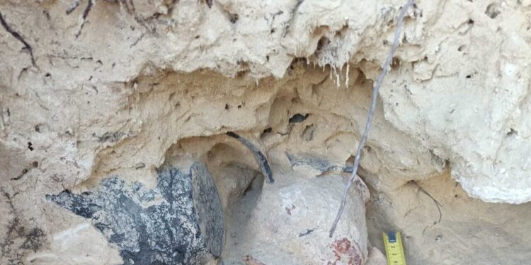 Scoperta archeologica a Sant’Elpidio a Mare, riaffiora una tomba picena