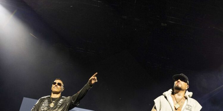 Marracash e Guè, ‘Santeria’ infiamma Milano dieci anni dopo