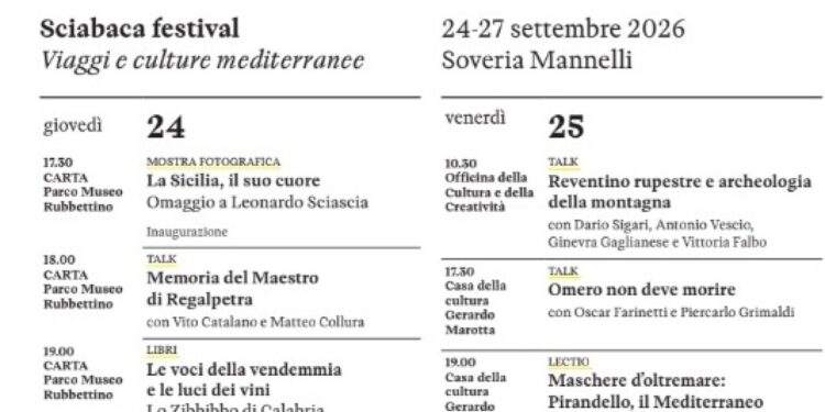 Torna Sciabaca Festival tra dibattiti e mostre alla scoperta dei territori