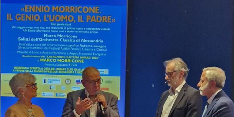 Morricone raccontato dal figlio Marco nell’Alessandrino