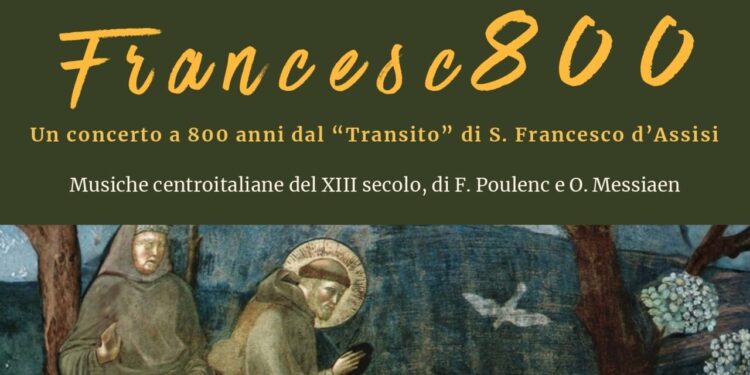 Francesc800, a Bologna un concerto per gli 800 anni dalla morte di San Francesco