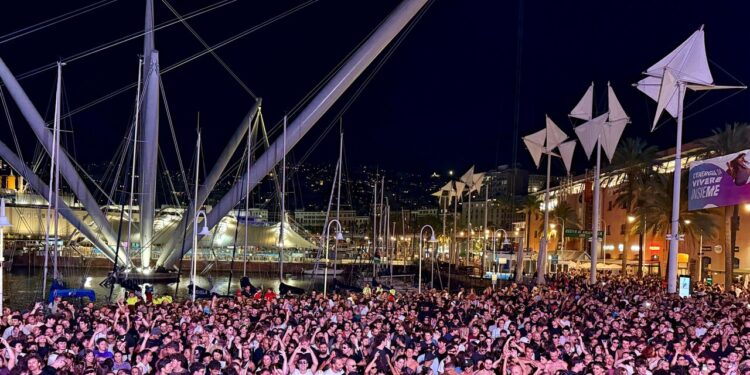 In 40mila al Porto Antico di Genova per il dj set di Novah