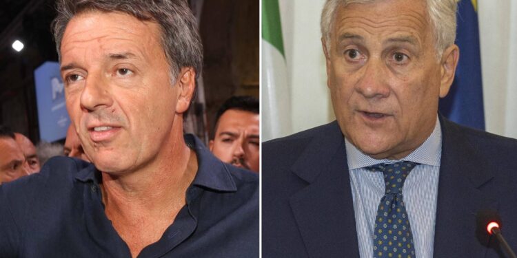 Renzi chiama i riformisti: “Lasciate il centrodestra”. Tajani: “Solo Forza Italia è il centro”